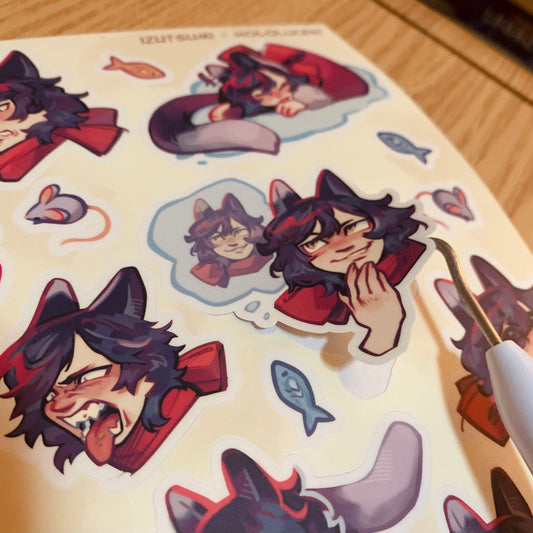 Izutsumi Sticker Sheet by Hololucent