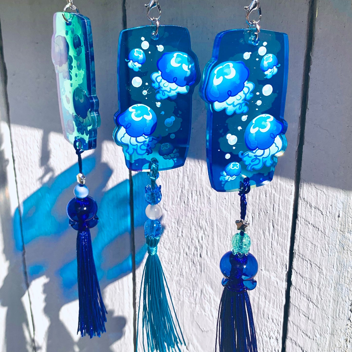 Jellyfish Tassel Charm by Hololucent