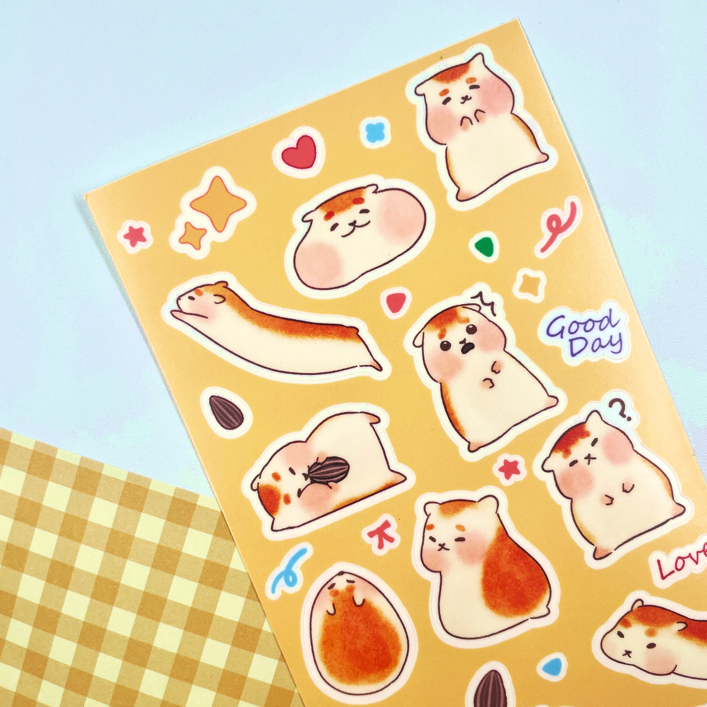 Hampter sticker sheet by nyxberyl