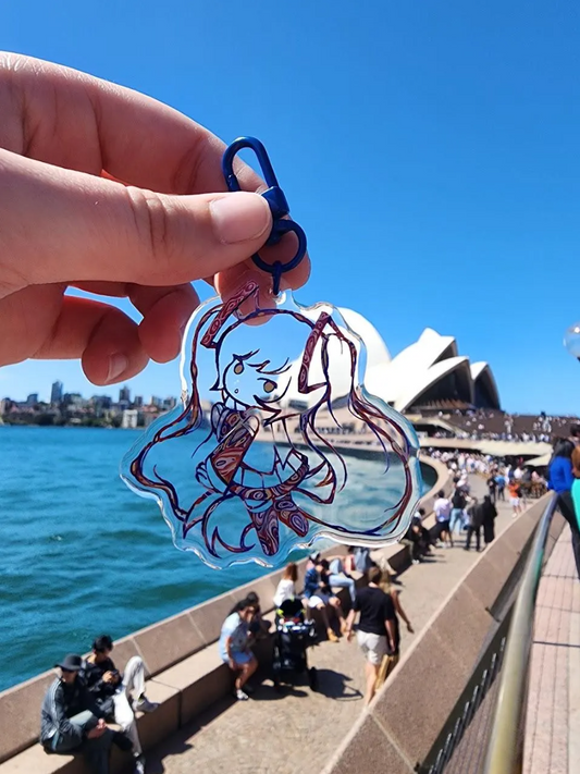 Kikuo Miku 5 Acrylic Charm by thlurp