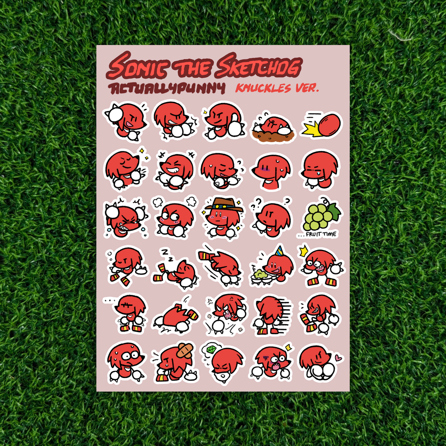 Sketchog Sticker Sheets by actuallypunny