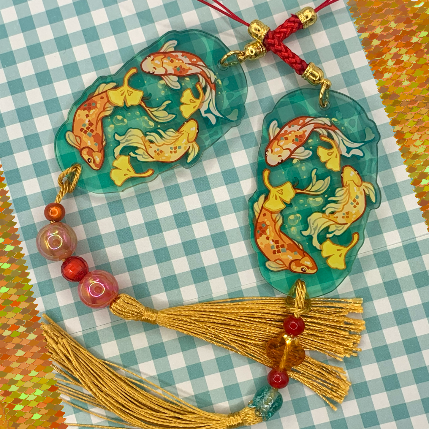 Koi Tassel Charm by Hololucent