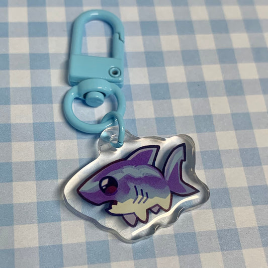 Tiny Shark Charm by Hololucent