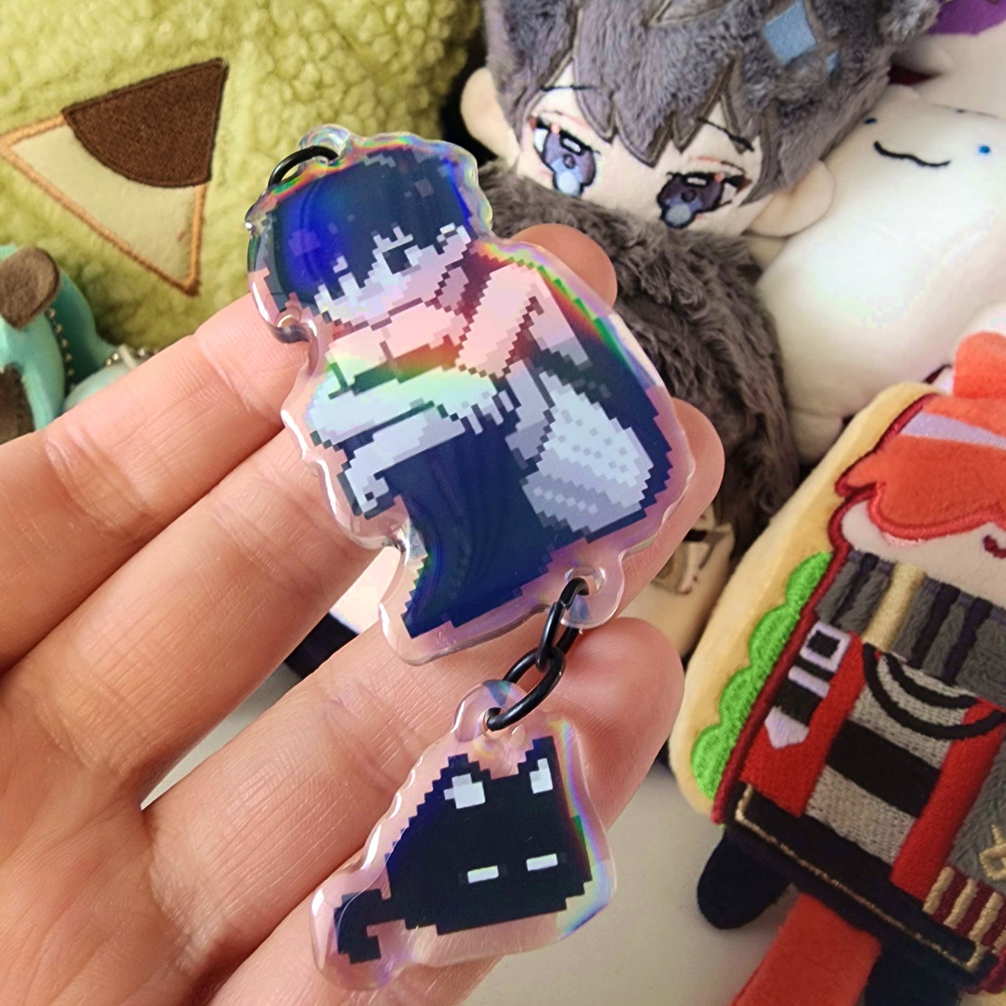 Omori Linking Acrylic Charm by thlurp