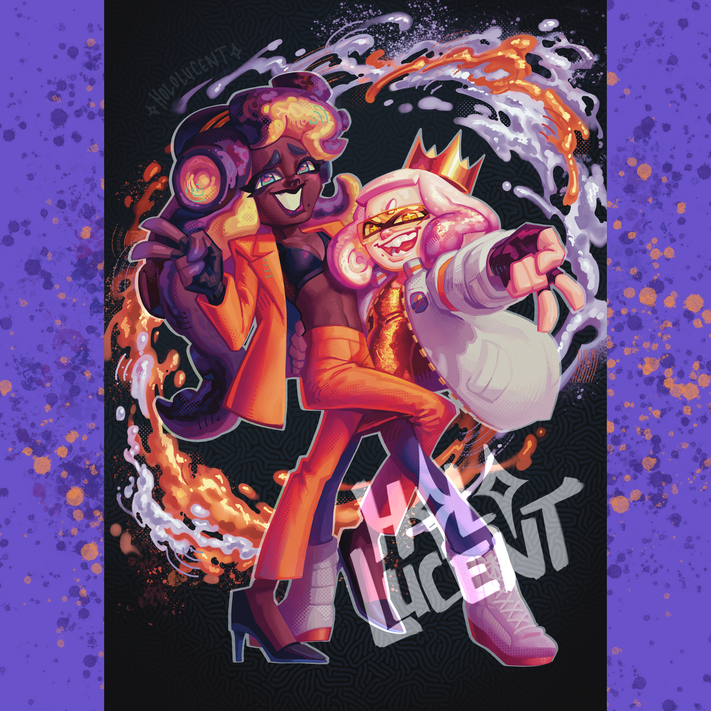 Off The Hook Print by Hololucent