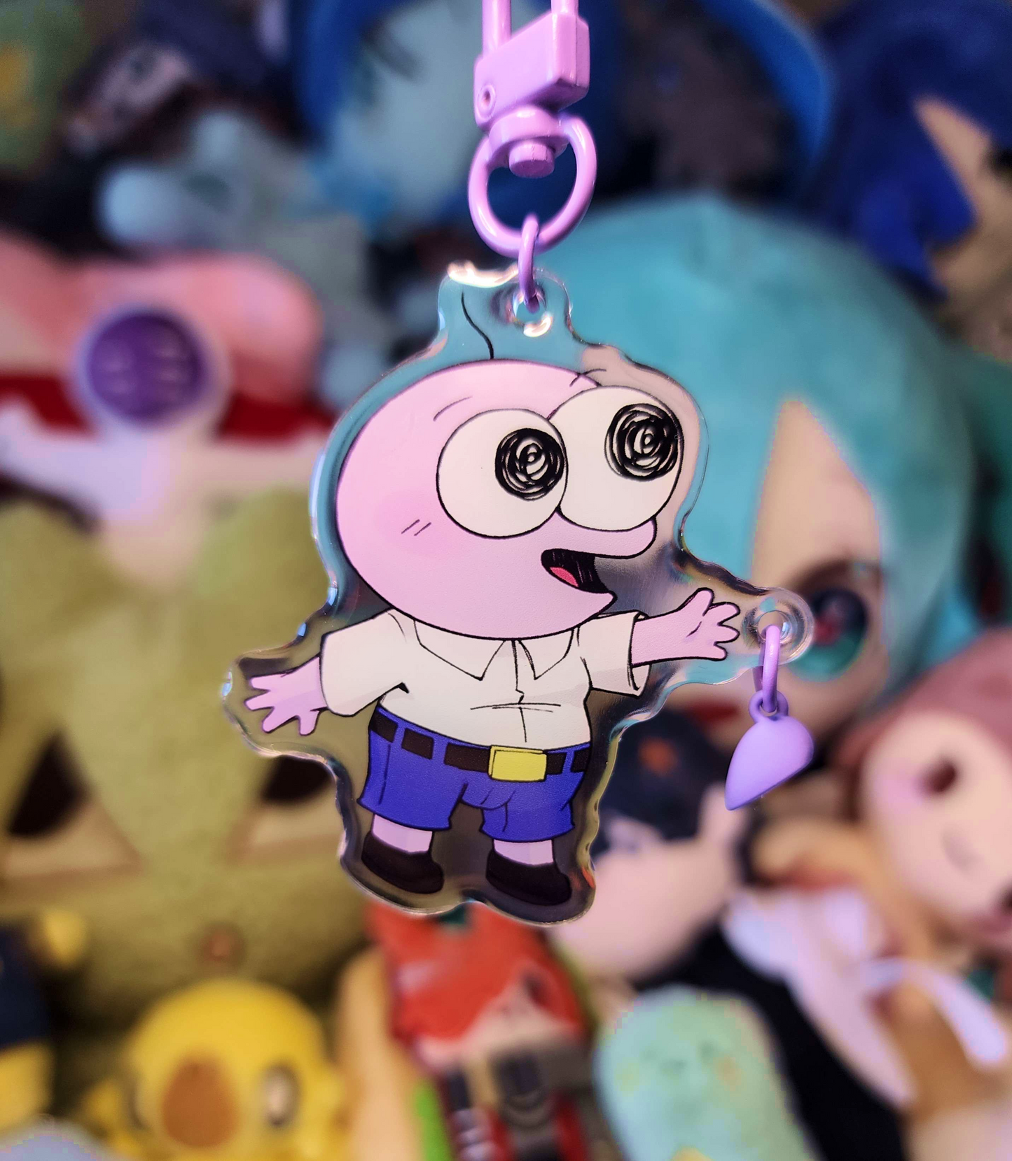 Smiling Friends Heart Magnet Charms by thlurp