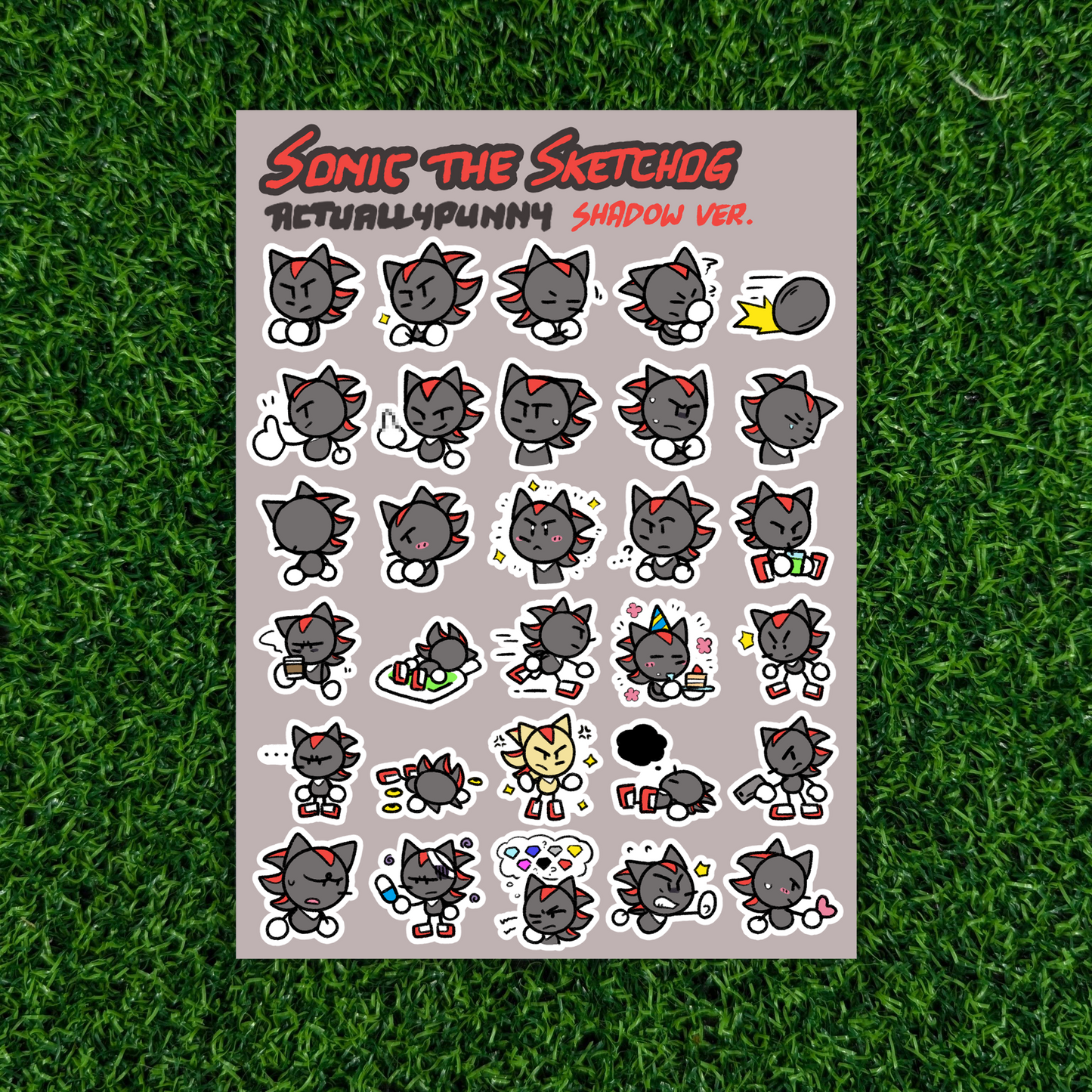 Sketchog Sticker Sheets by actuallypunny