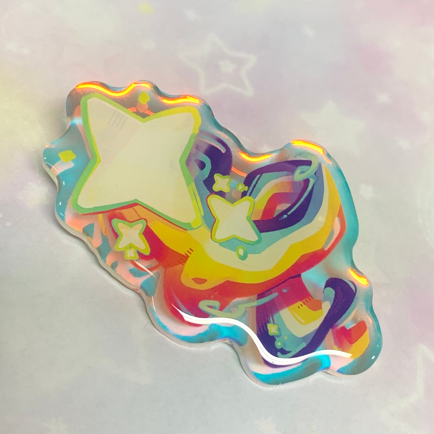Shooting Star Pin by Hololucent