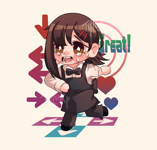 Kobeni Dance Acrylic Charm by thlurp