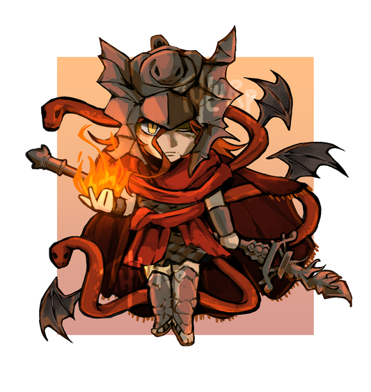 Messmer the Impaler Acrylic Charm by thlurp