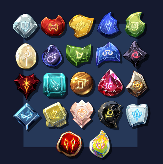 FFXIV Job Stone Phone Charms by thlurp