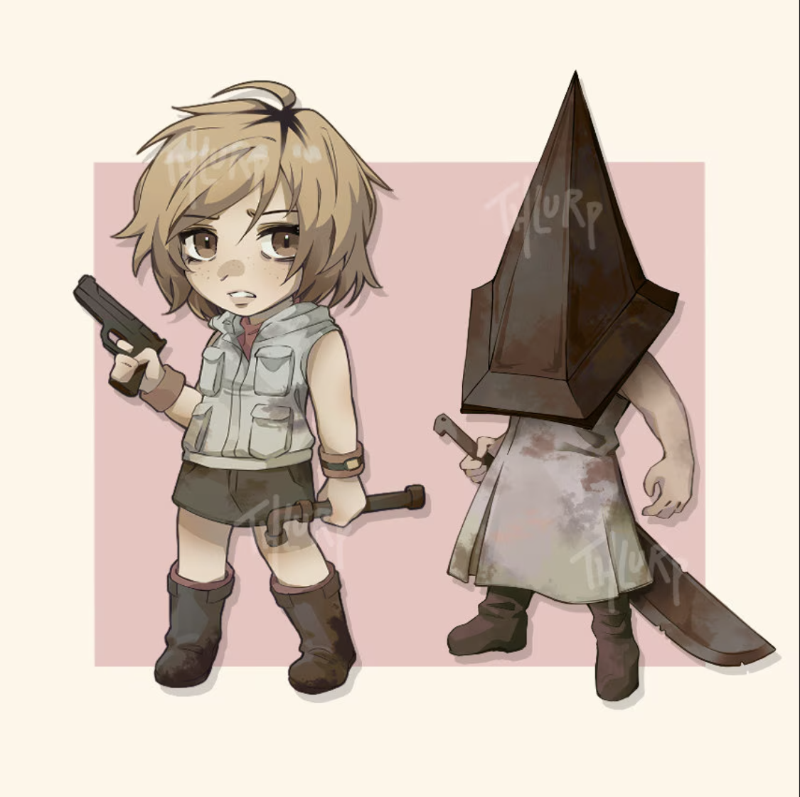 Silent Hill Acrylic Charms by thlurp