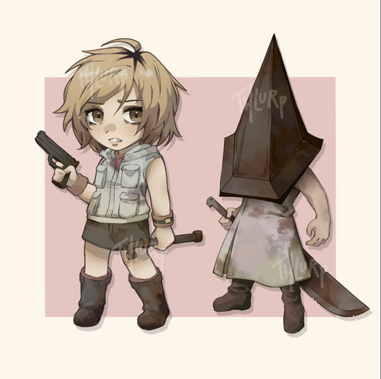 Silent Hill Acrylic Charms by thlurp