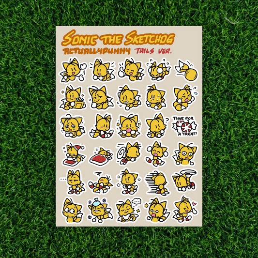 Sketchog Sticker Sheets by actuallypunny