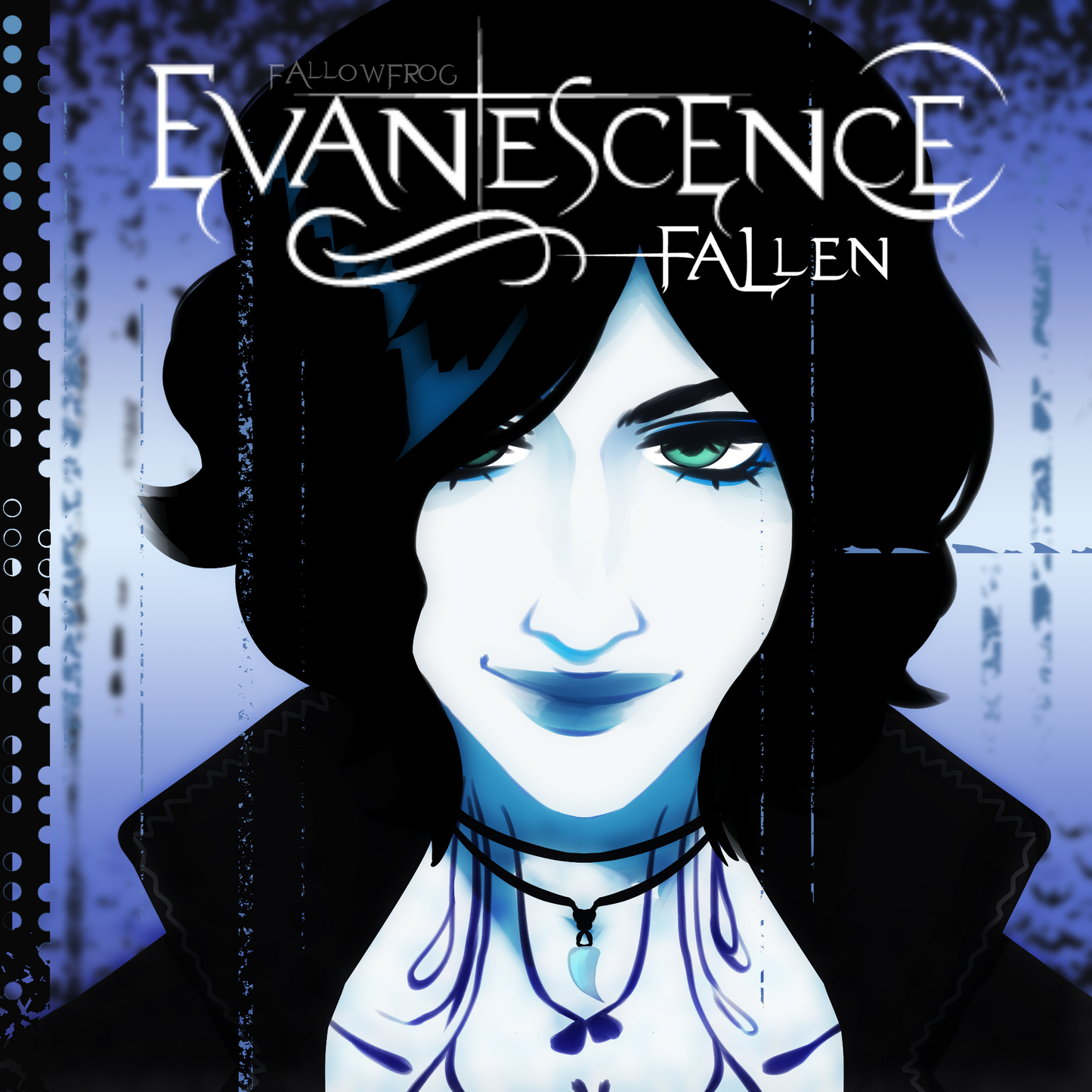 Devil May Cry Lady + V Evanescence Square Print by FallowFrog
