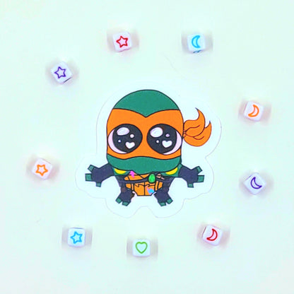 TMNT El Wiwi Stickers by fromhilltovale