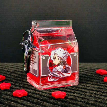 Arlecchino Liquid Milk Carton 3D Charm by actuallypunny