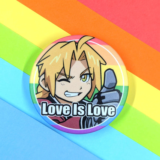 'Love Is Love' Badge by actuallypunny