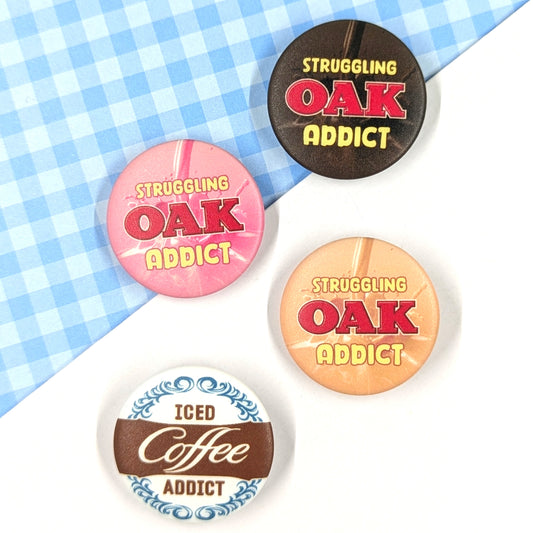 Milk Addict Badges by actuallypunny