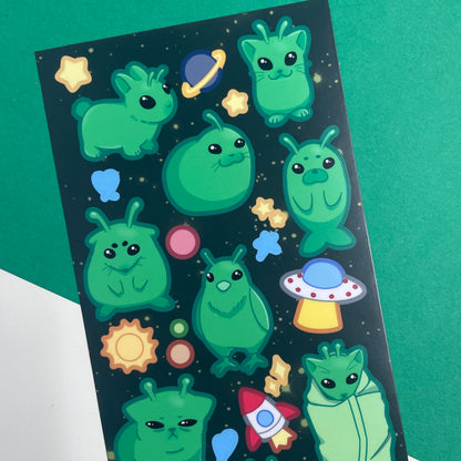 Gleeb glorps sticker sheet by nyxberyl