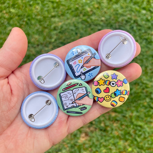 Arts & Crafts Hobby Badges by Kitz Wurld