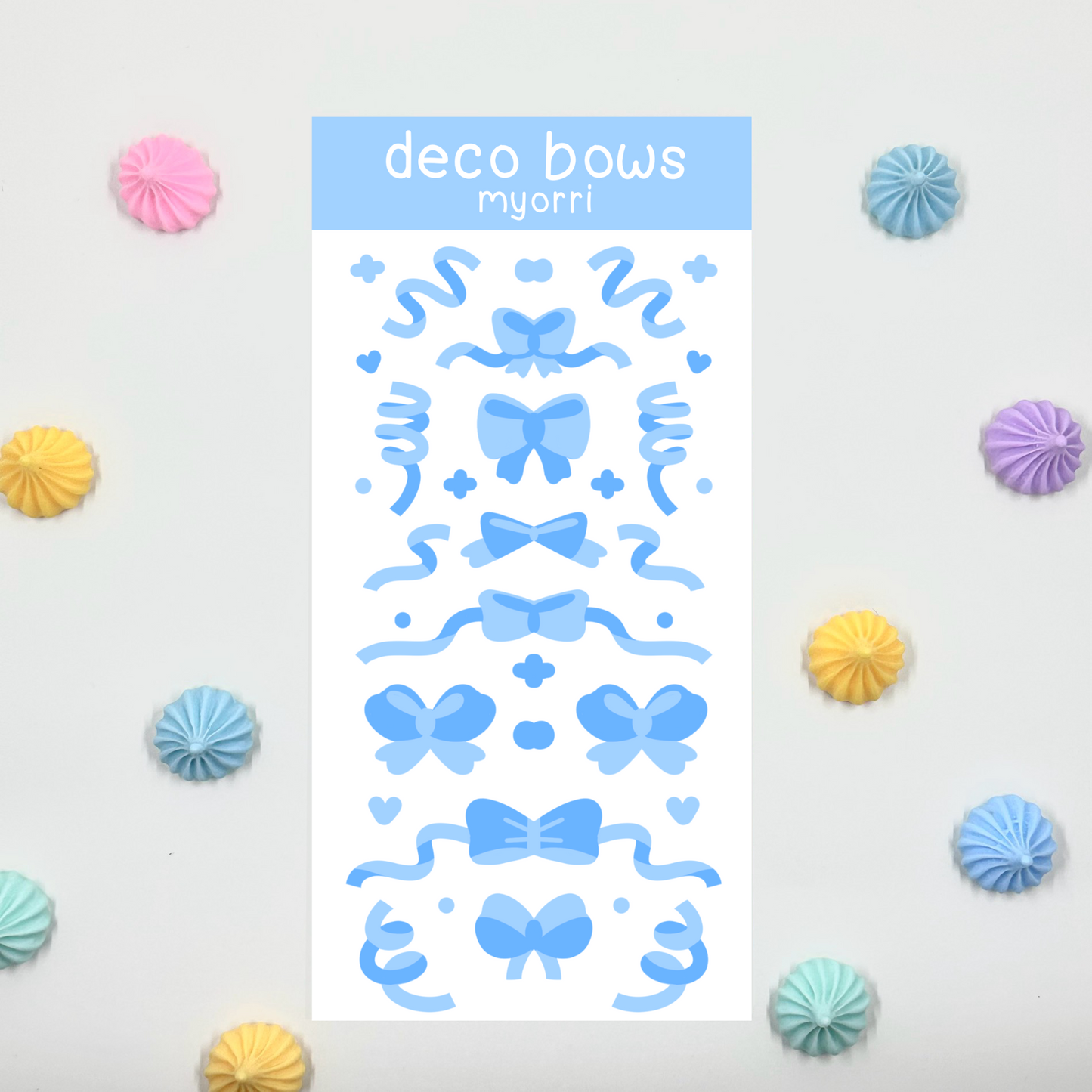 Deco Bows Sticker Sheet by myorri