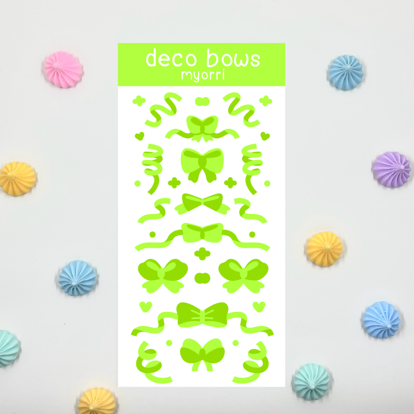 Deco Bows Sticker Sheet by myorri