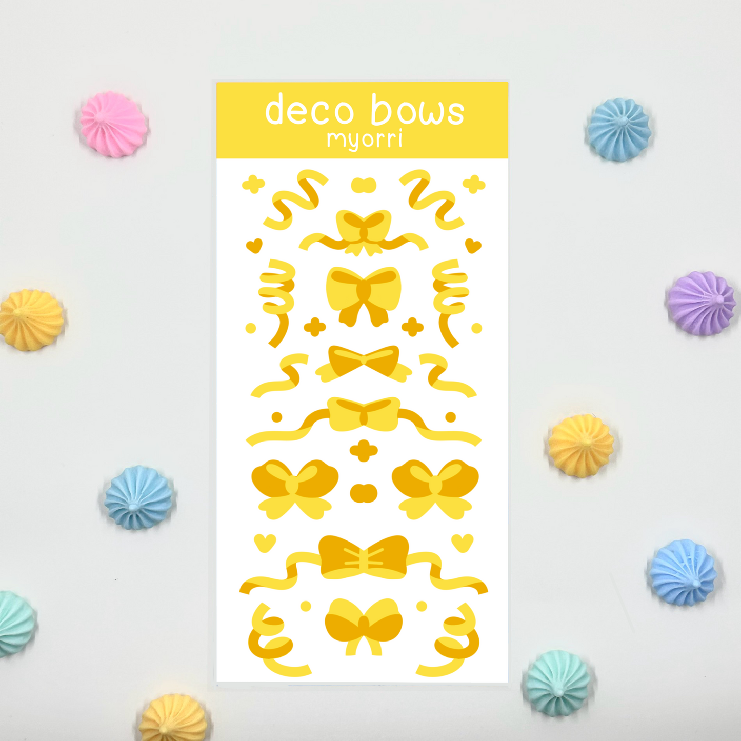 Deco Bows Sticker Sheet by myorri