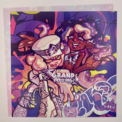 Splatoon Grand Fest Prints by Hololucent