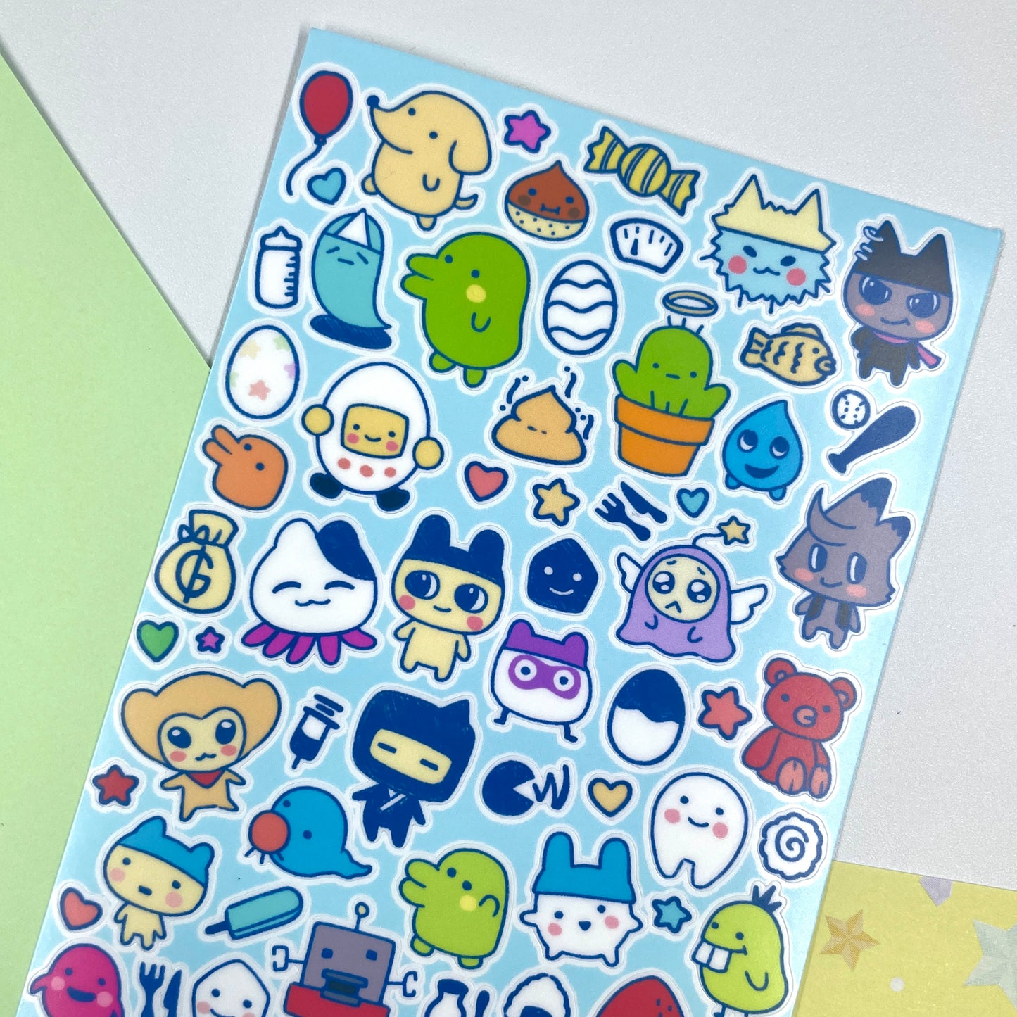 Tamagotchi sticker sheet by nyxberyl