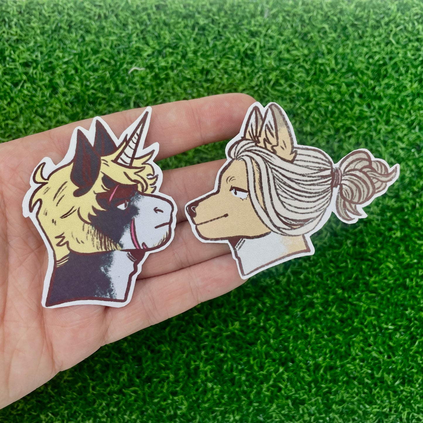 Sun & Moon Paper Stickers by Kaiioju