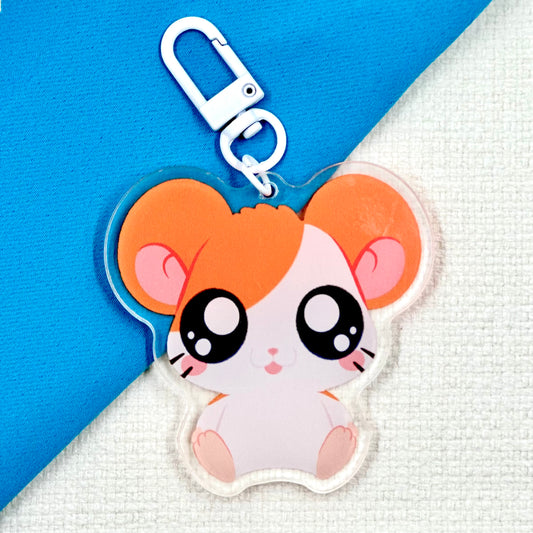 Hamtaro Acrylic Charm by myorri