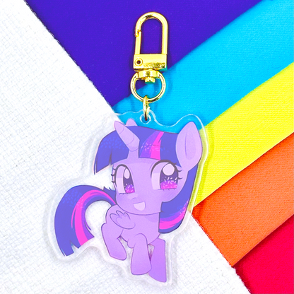 My Little Pony Acrylic Charm by myorri