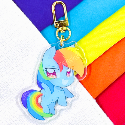 My Little Pony Acrylic Charm by myorri