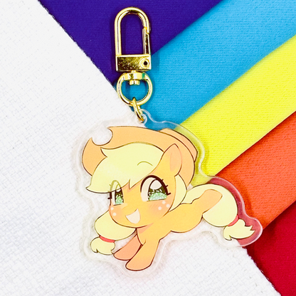My Little Pony Acrylic Charm by myorri