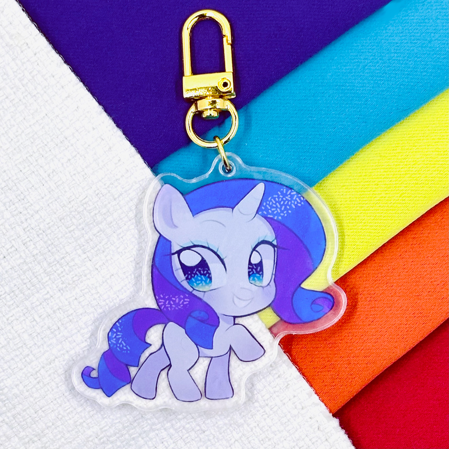 My Little Pony Acrylic Charm by myorri