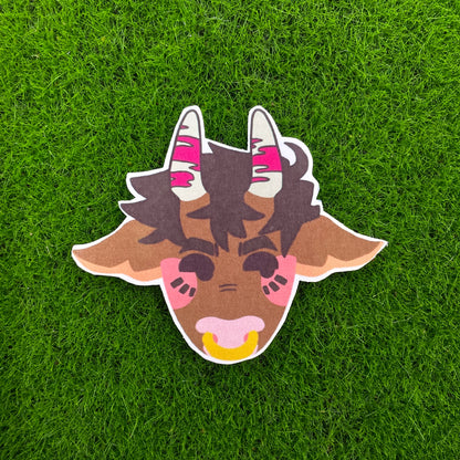 Minitaur Die-Cut Paper Sticker by Kaiioju