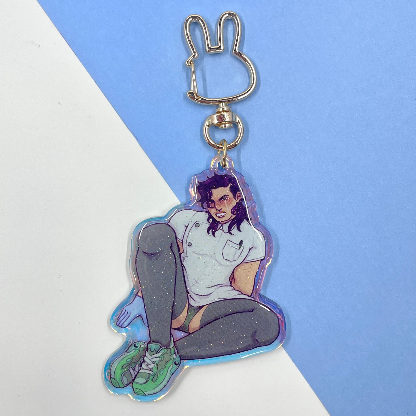 Nurse Margo 3" Glitter Epoxy Charm by Kaiioju