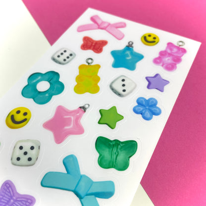 Beads & Charms Sticker Sheet by Kitz Wurld