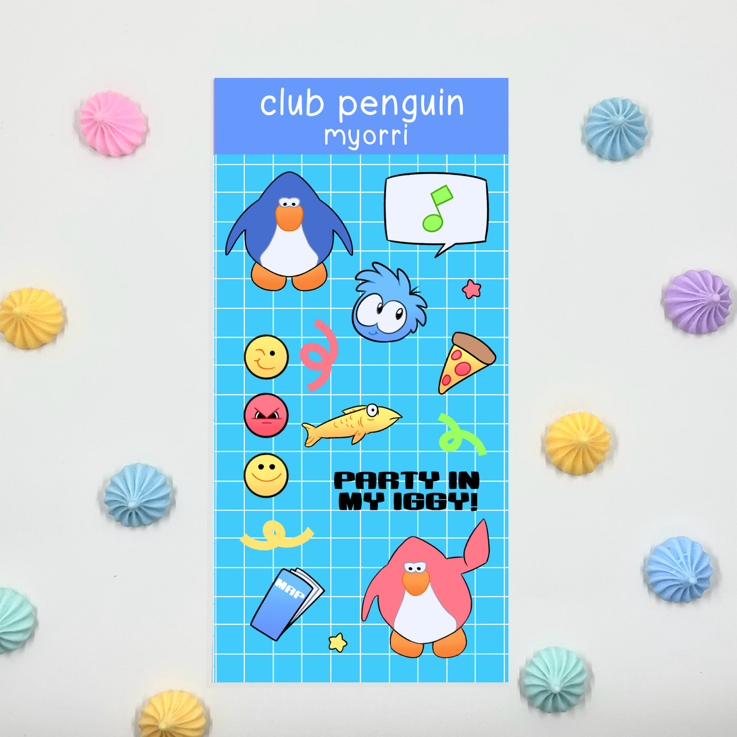 Club Penguin Sticker Sheet by myorri