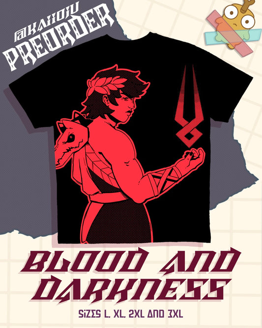 🖍️PREORDER🖍️ Hades Screen Printed T-Shirt by Kaiioju