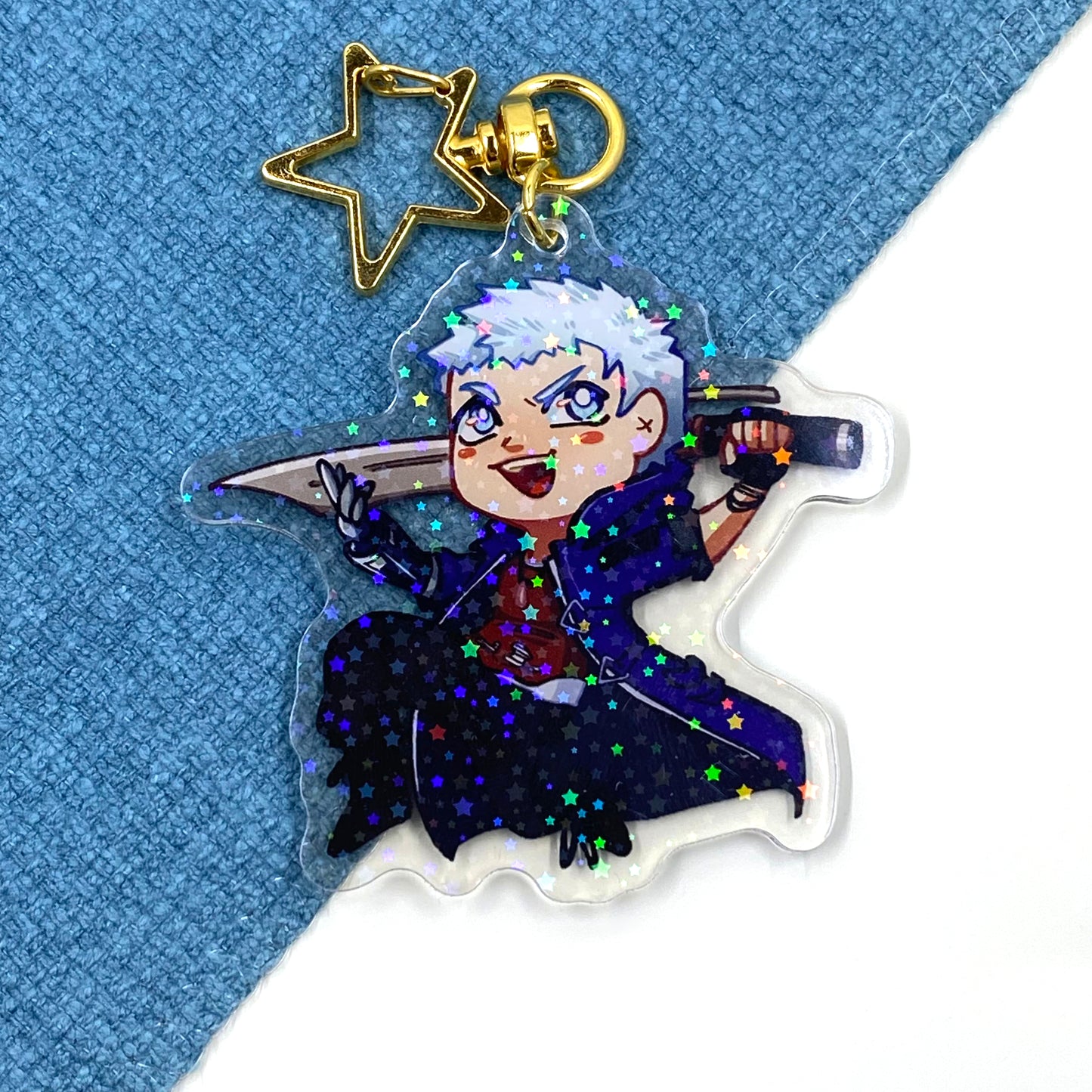 Devil May Cry 5 Double-Sided Acrylic Charms by FallowFrog