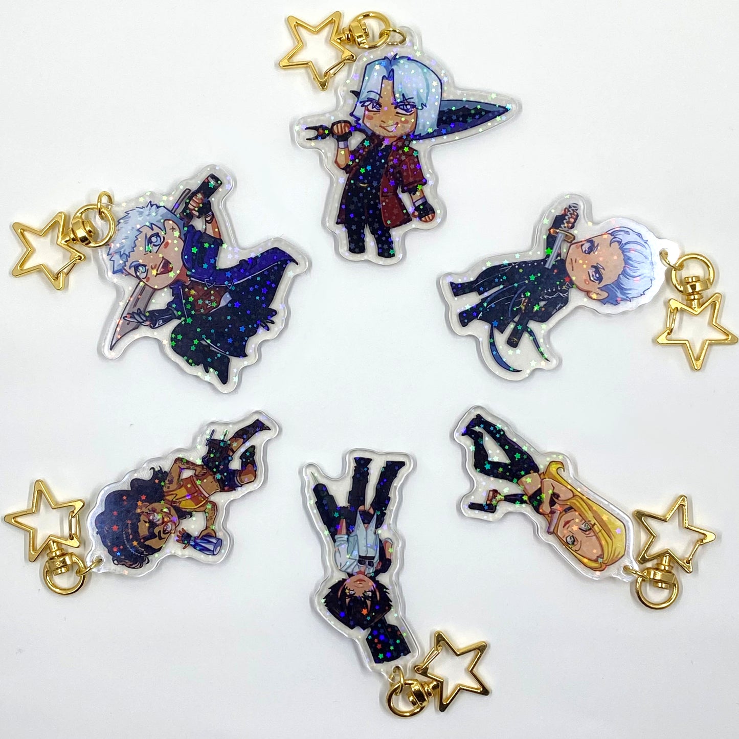 Devil May Cry 5 Double-Sided Acrylic Charms by FallowFrog