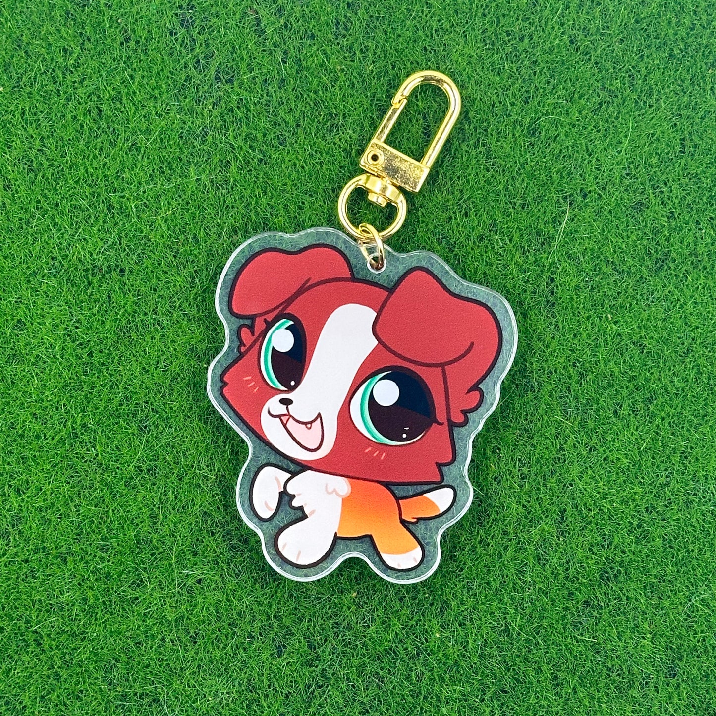 Littlest Pet Shop Collie Acrylic Charm by myorri