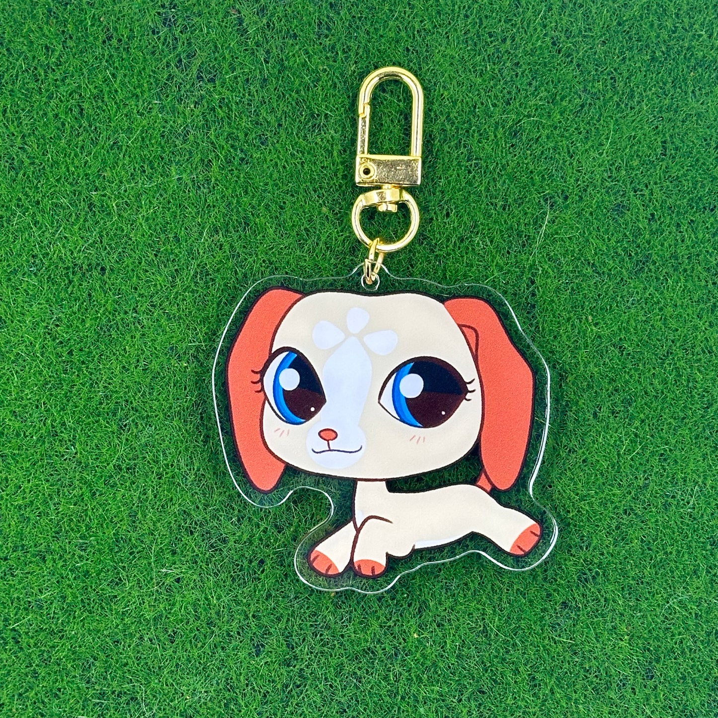 Littlest Pet Shop Dachshund Acrylic Charm by myorri