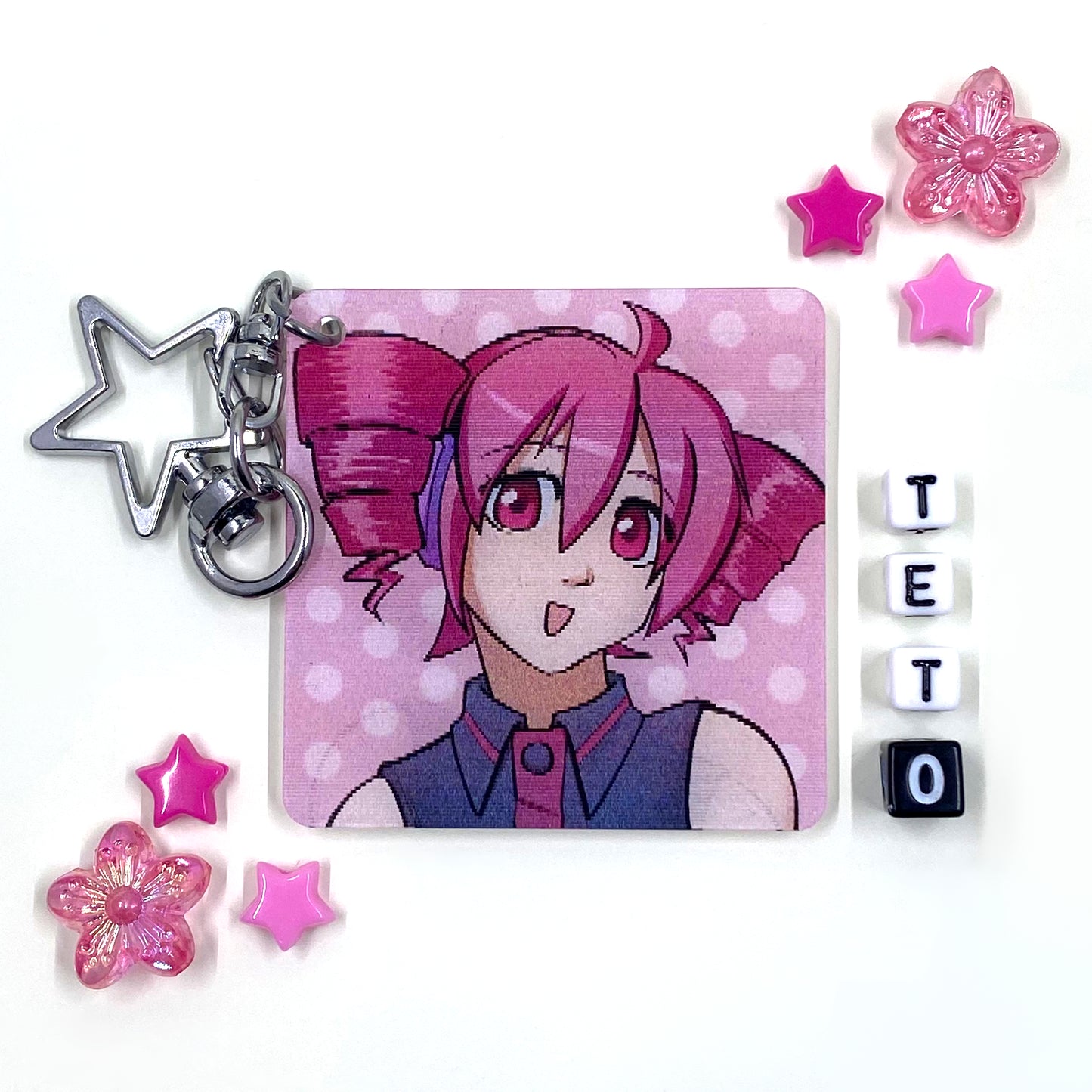 Kasane Teto UTAUloid Lenticular Charm by FallowFrog