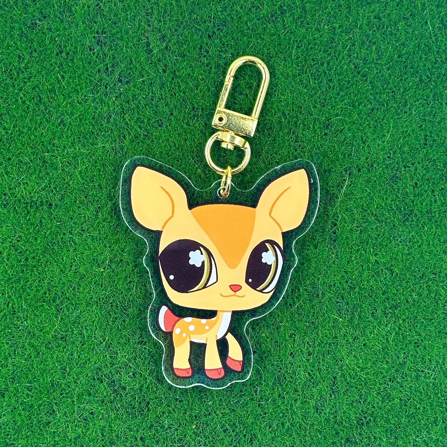 Littlest Pet Shop Deer Acrylic Charm by myorri