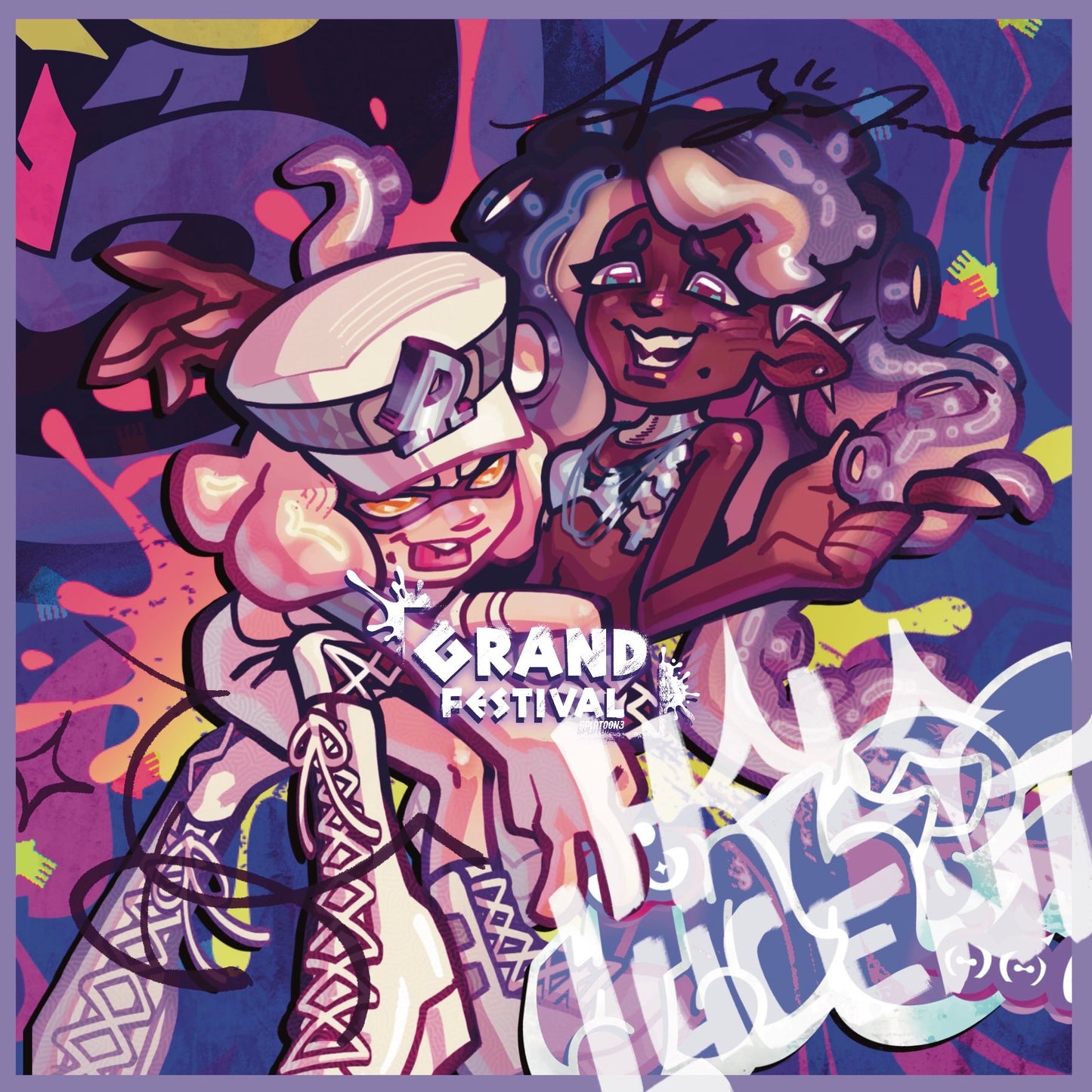 Splatoon Grand Fest Prints by Hololucent