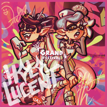 Splatoon Grand Fest Prints by Hololucent