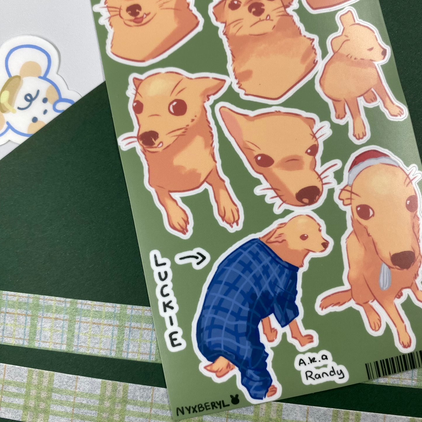 Luckie sticker sheet by nyxberyl